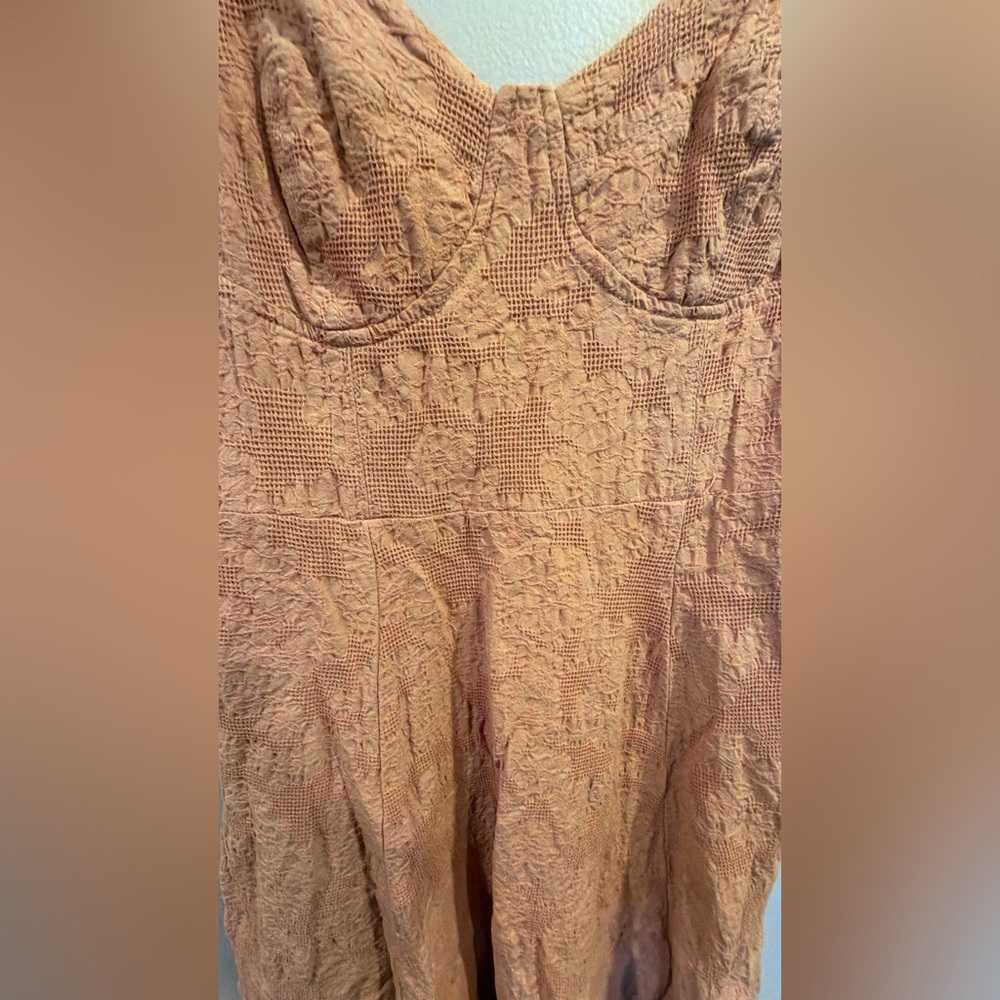 Lulu's Rust Midi Dress - Picture 3 of 3